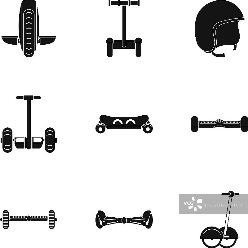 赛格威图标简约风格图片素材