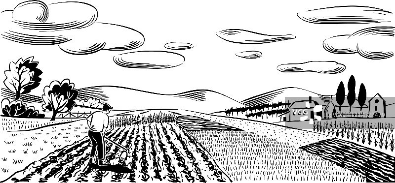 农业景观图片素材