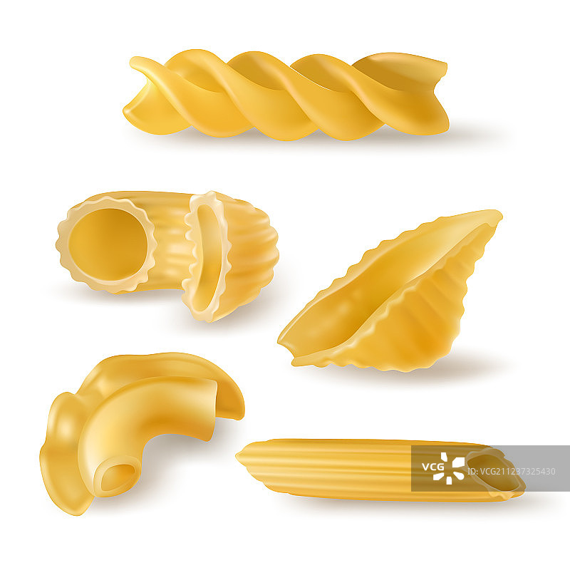 真实意面种类图片素材