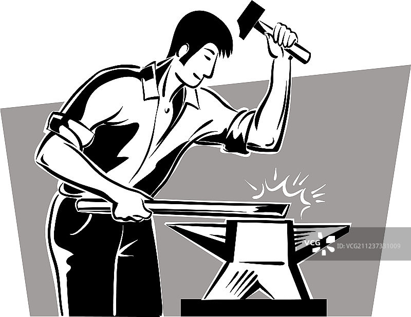 工作中瘦骨嶙峋的男人图片素材