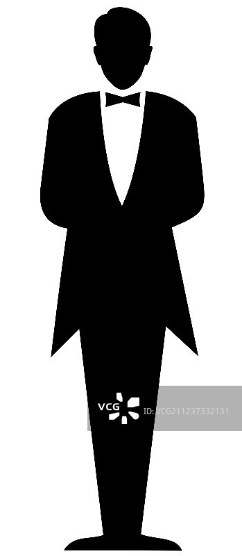 拿着空托盘的酒吧服务员图片素材