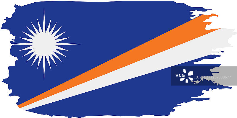 马绍尔群岛国旗图片素材