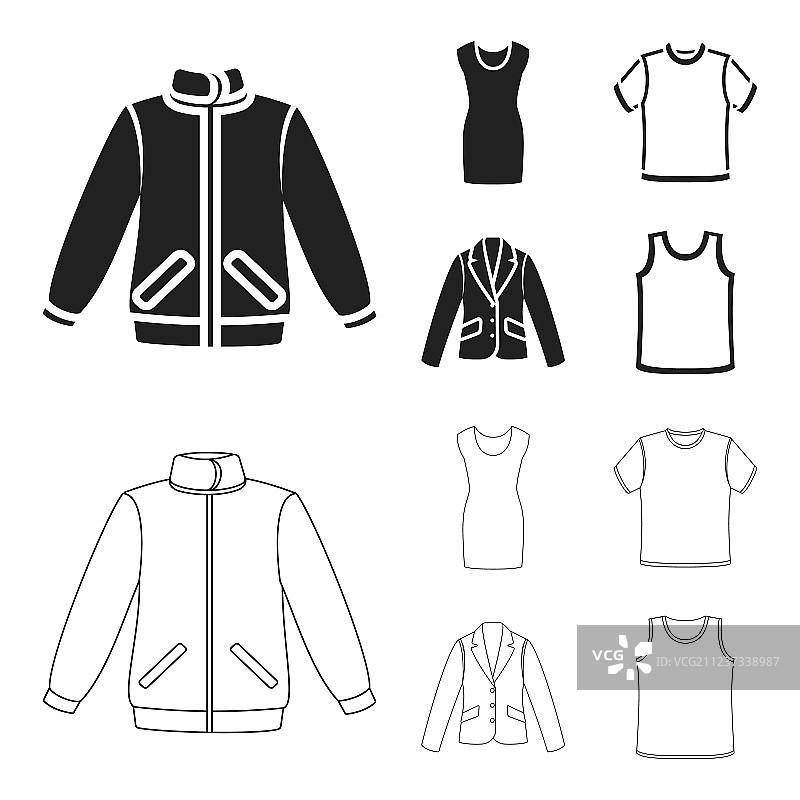 男士夹克、束腰外衣、T恤、商务套装图片素材