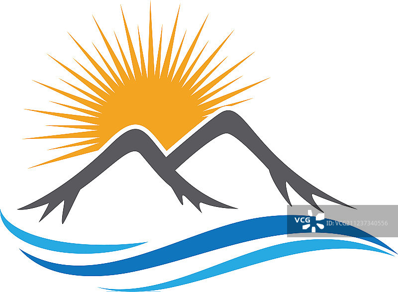 高山图标logo商业模板图片素材