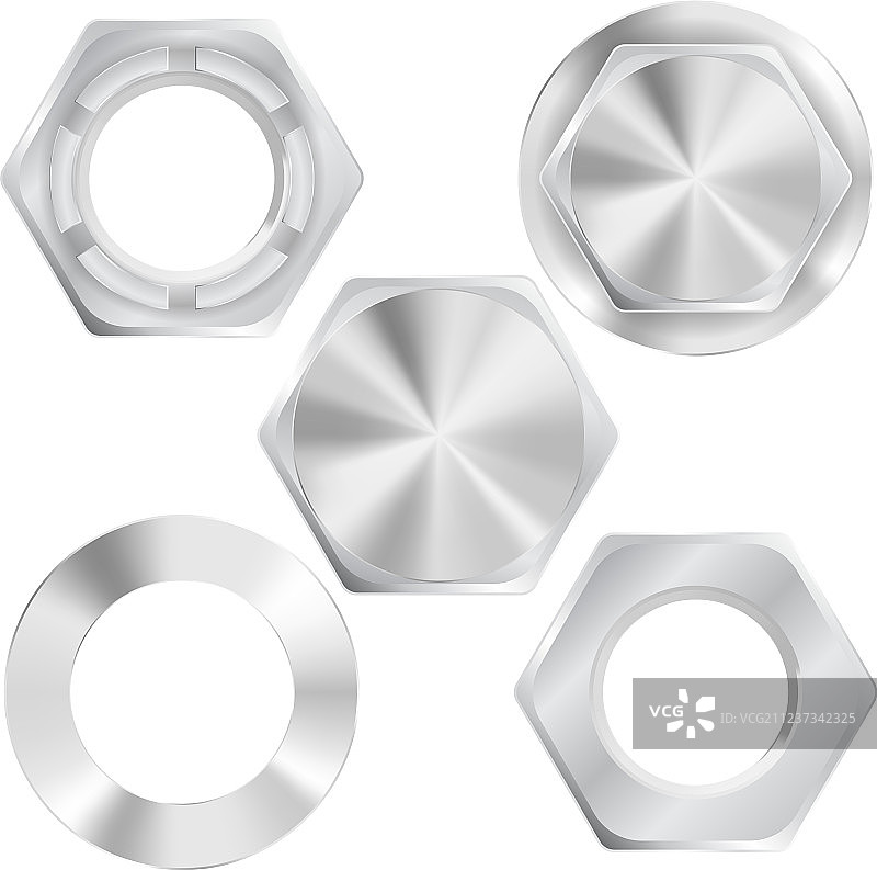 金属螺栓驱动头图片素材