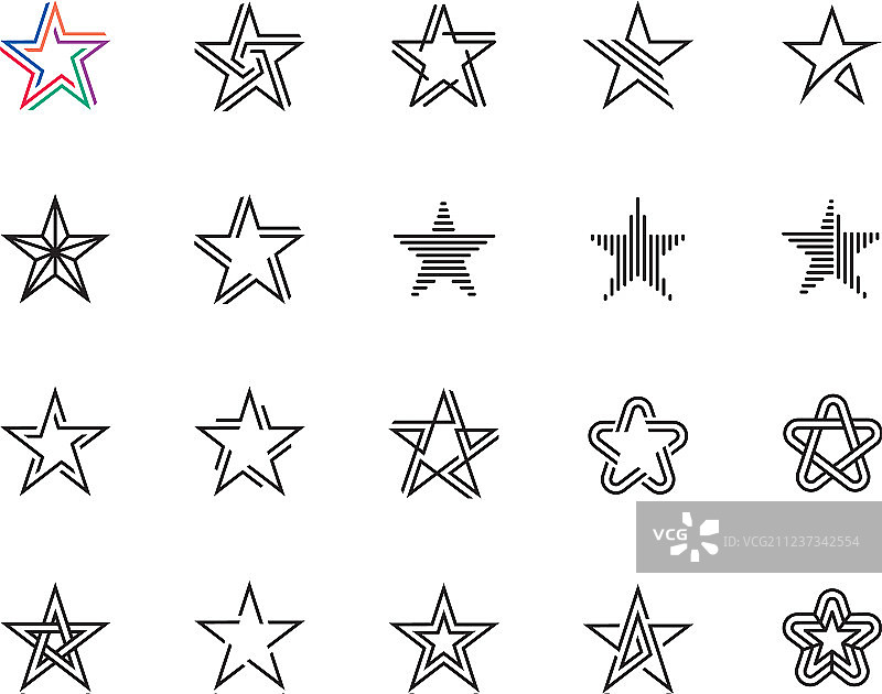 星星图标图片素材