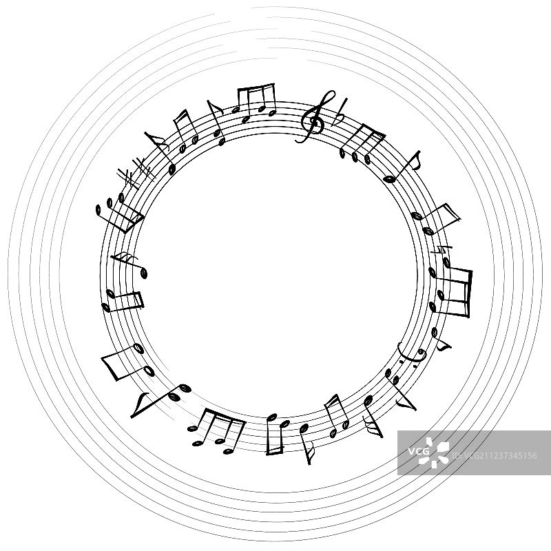 音符边框音乐框架背景图片素材