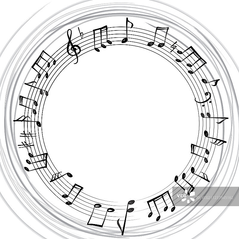 音符边框音乐框架背景图片素材