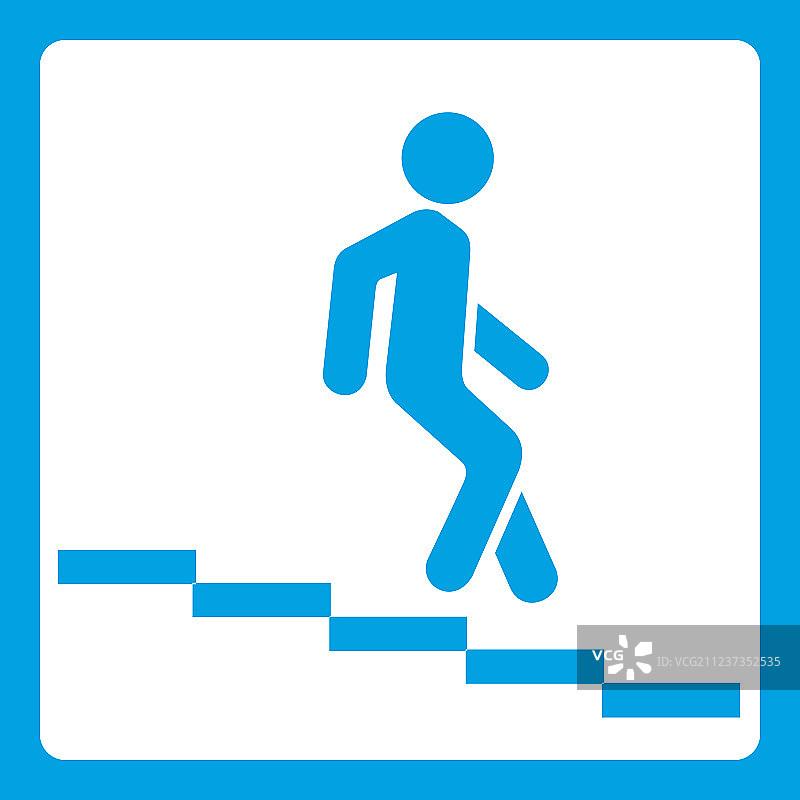 白色地下通道道路标志图标图片素材