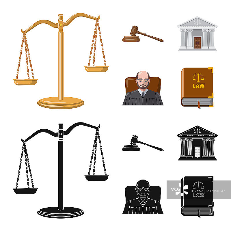 法律与律师符号图片素材