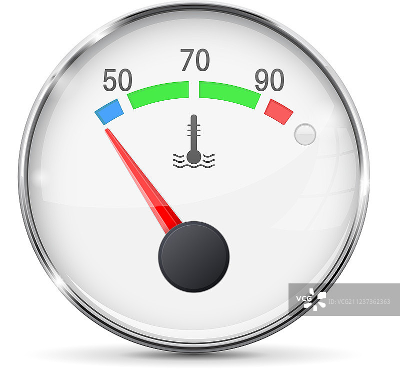 汽车发动机温度计（冷）图片素材