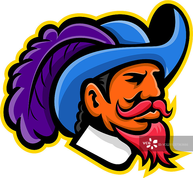 骑士头部吉祥物图片素材