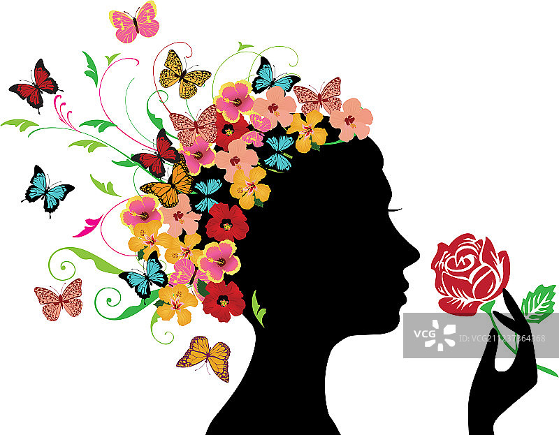 女人头部图片素材