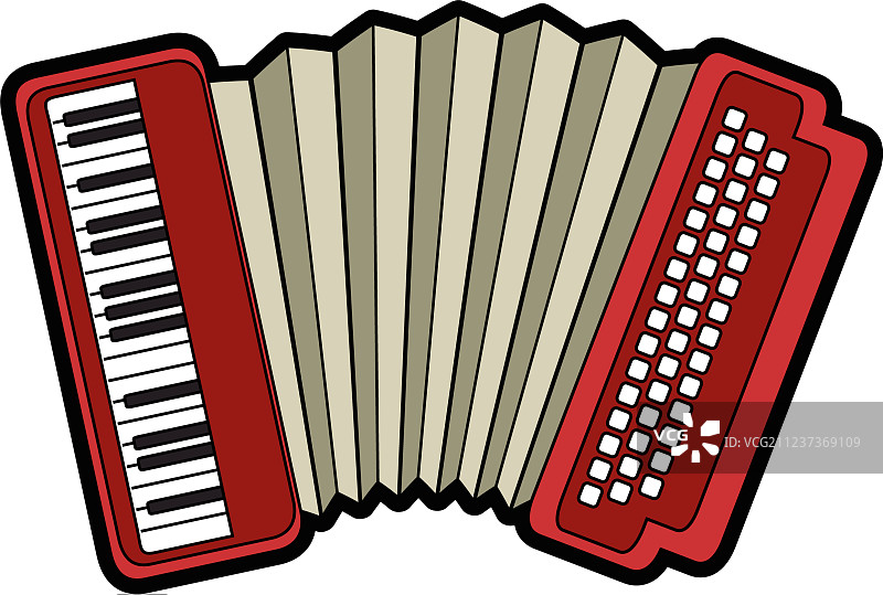 手风琴乐器图案图片素材