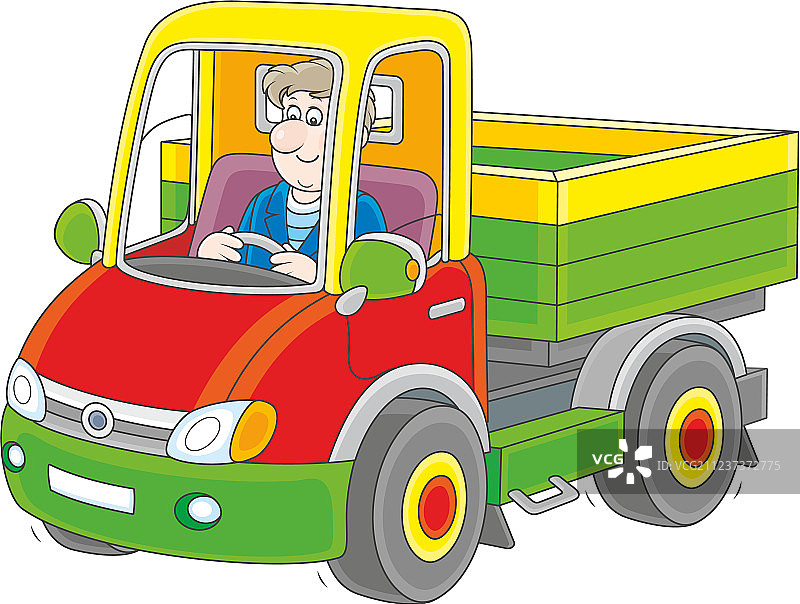 卡车司机驾驶图片素材