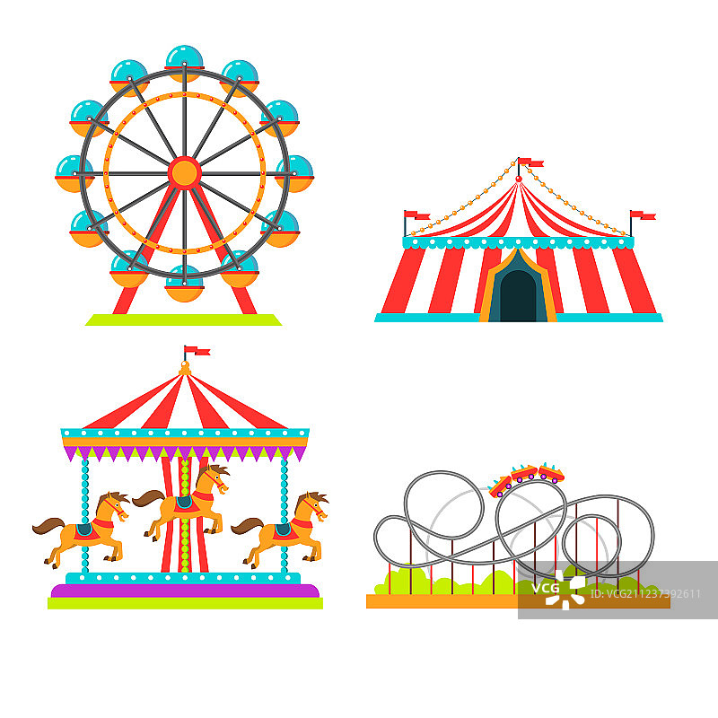 游乐园景点图片素材