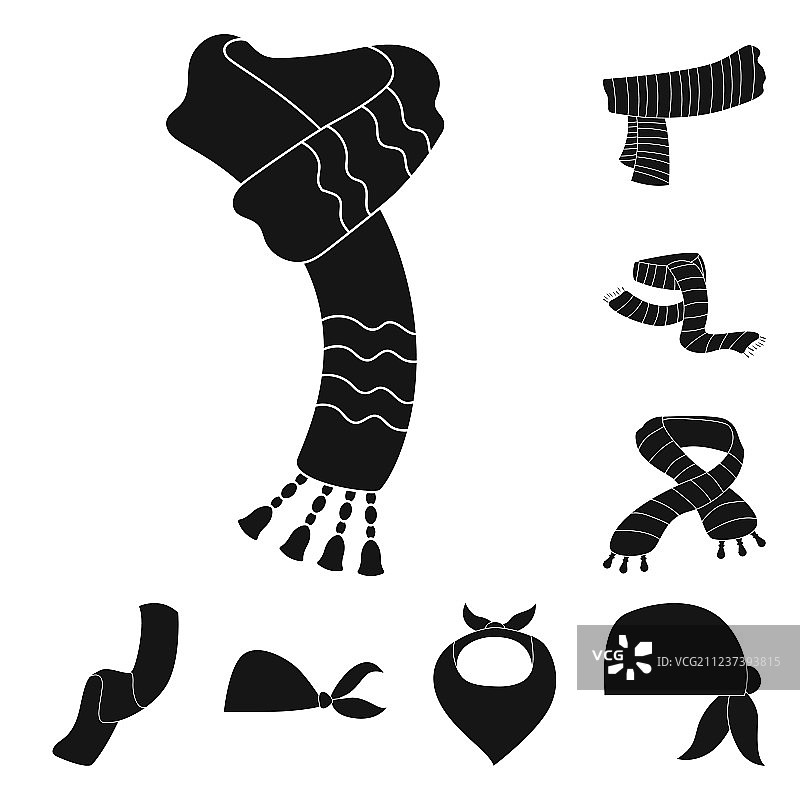 围巾和披肩标志图案图片素材