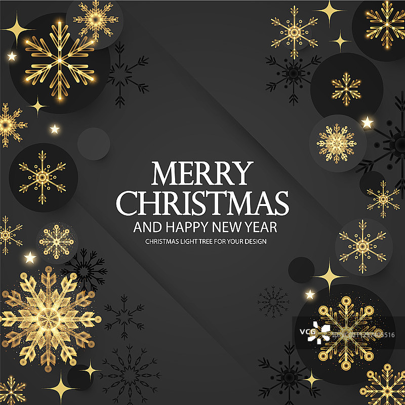 金色闪耀的优雅圣诞背景图片素材