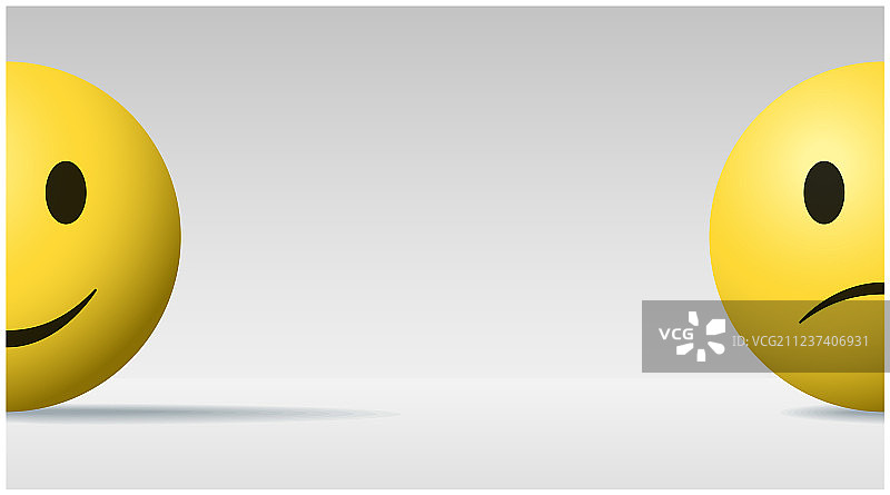 快乐和悲伤表情符号背景图片素材