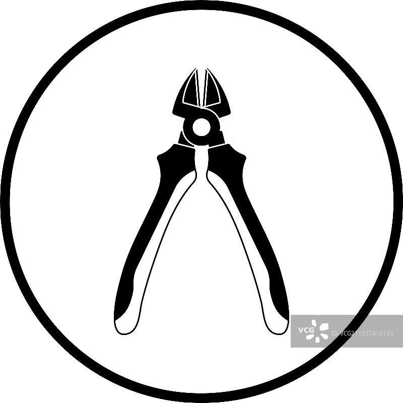 斜口钳图标图片素材