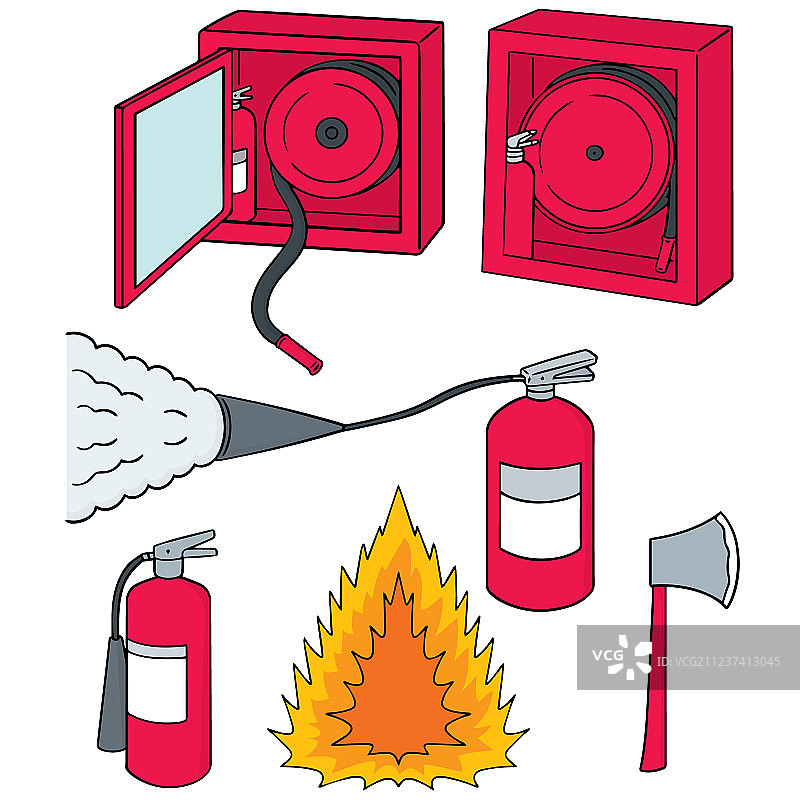 灭火器集合图片素材