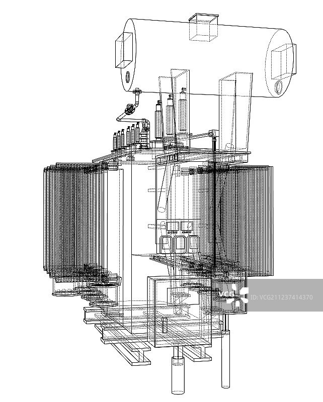 高压变压器概念图片素材
