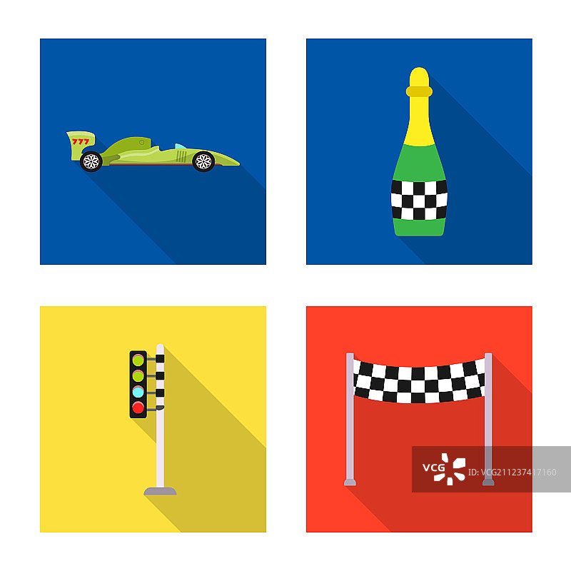 汽车和拉力赛图标集设计图片素材