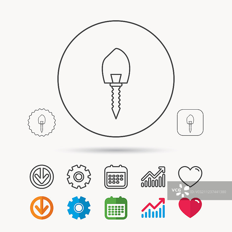 牙科植入图标口腔修复体标志图片素材