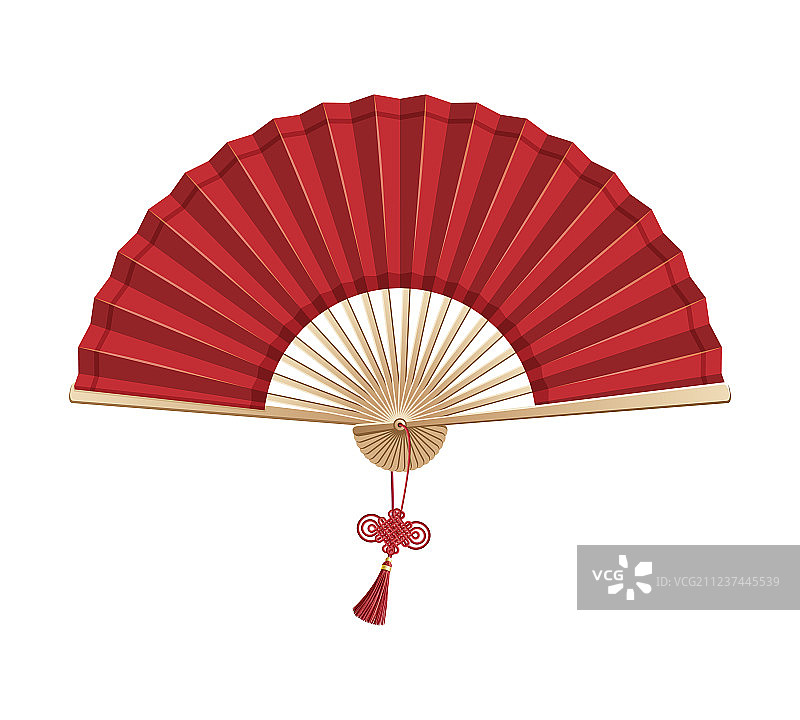 中式手扇图片素材