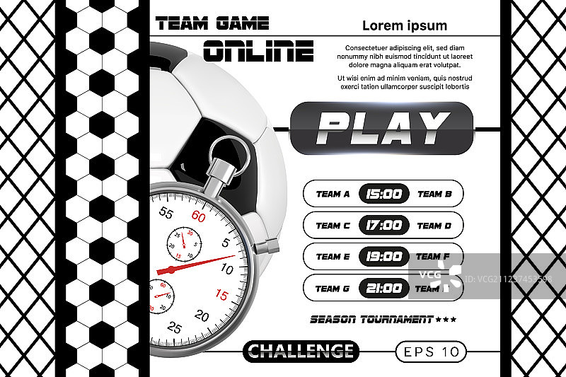 足球记分牌海报设计图片素材