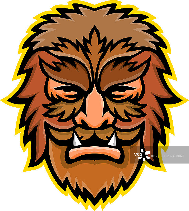 马戏团狼人吉祥物图片素材