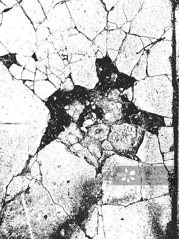 开裂混凝土的铺层纹理图片素材