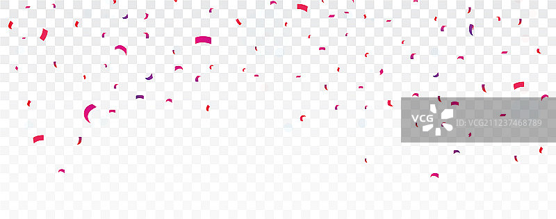 彩色纸屑庆典banner图片素材