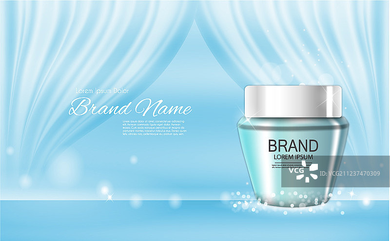 为广告设计化妆品产品模板图片素材