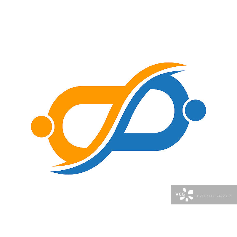 社区家庭关怀人士logo图片素材