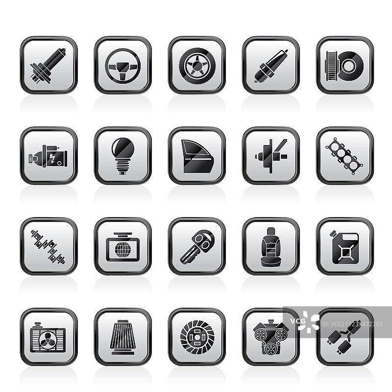 汽车零件与服务图标1图片素材