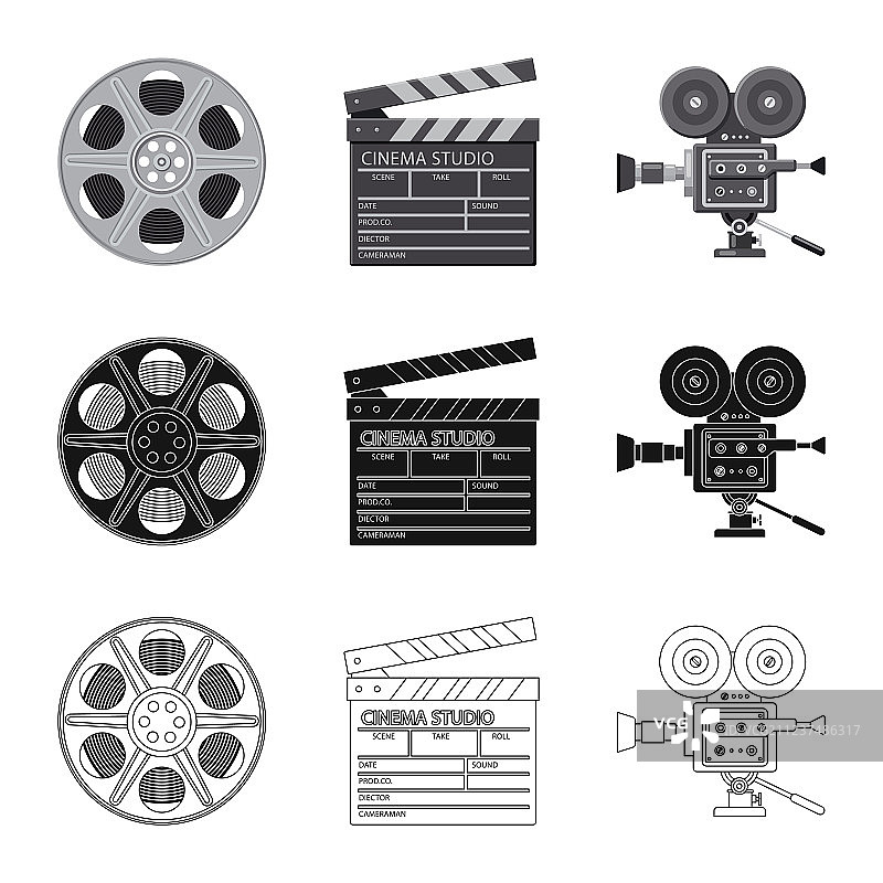 电视拍摄logo图片素材