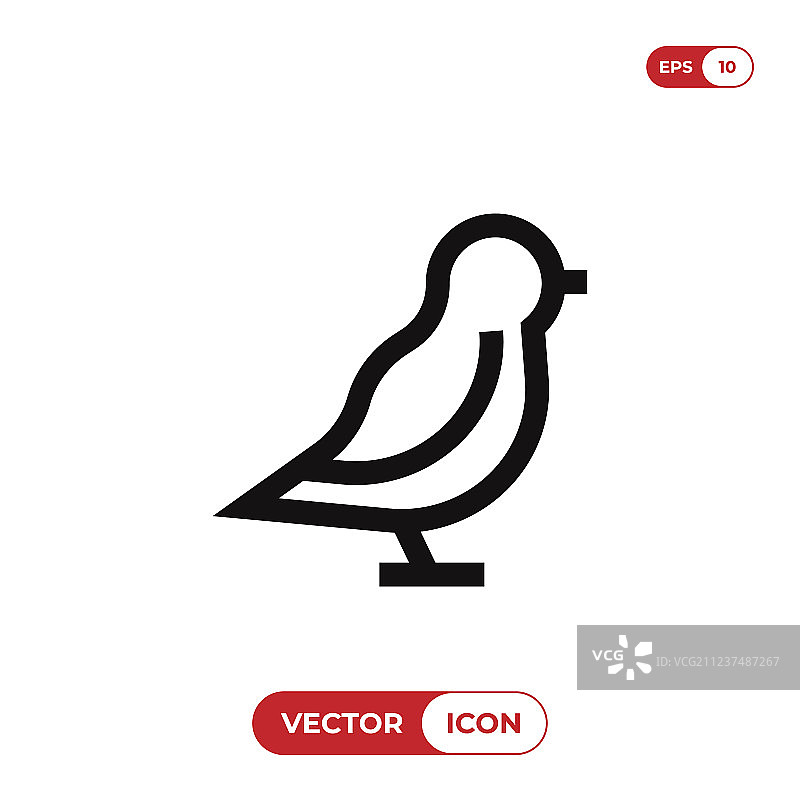 小鸟图标图片素材