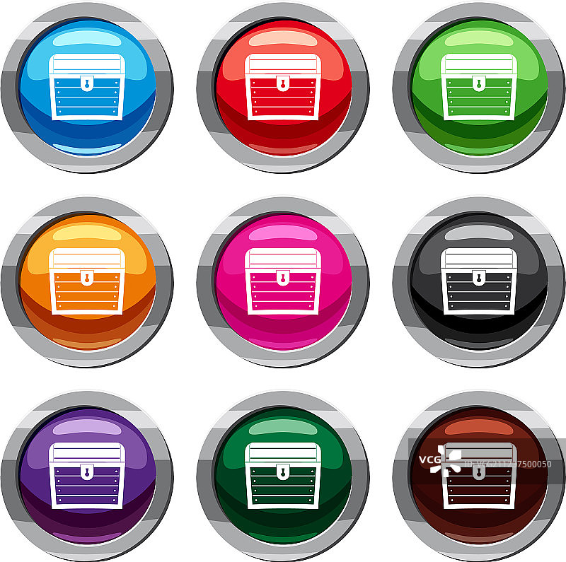 胸部套装 9 件套图片素材