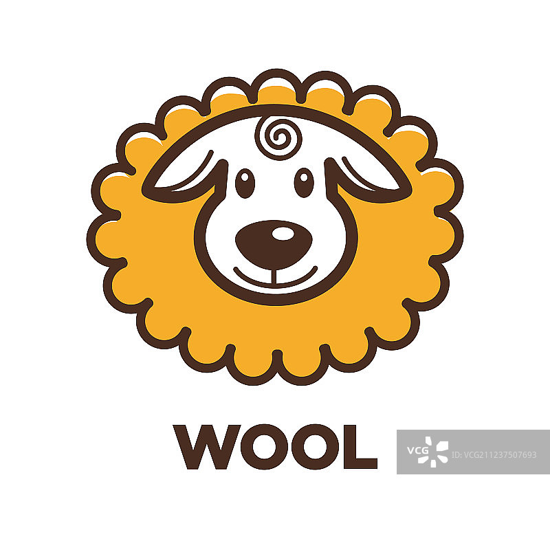 毛线绵羊针织手工艺图标图片素材