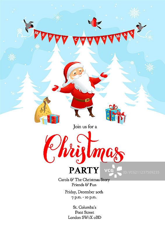 圣诞老人节日冬季图片素材