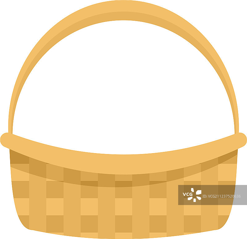 农场篮子图标（扁平风）图片素材