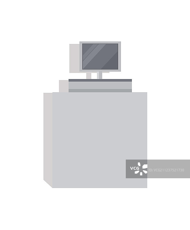 带屏幕的收银台图片素材