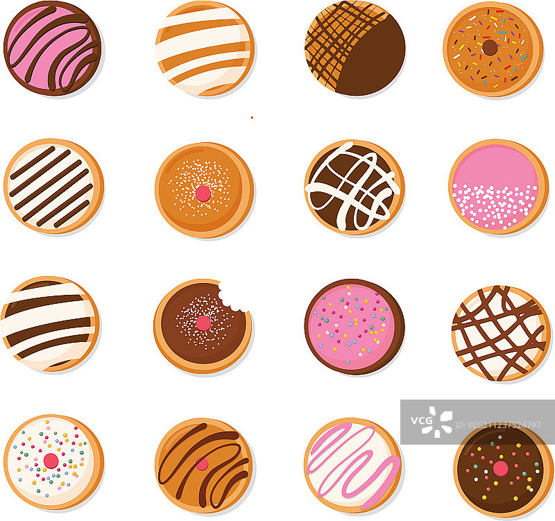 光明节甜甜圈犹太节日象征甜点图片素材