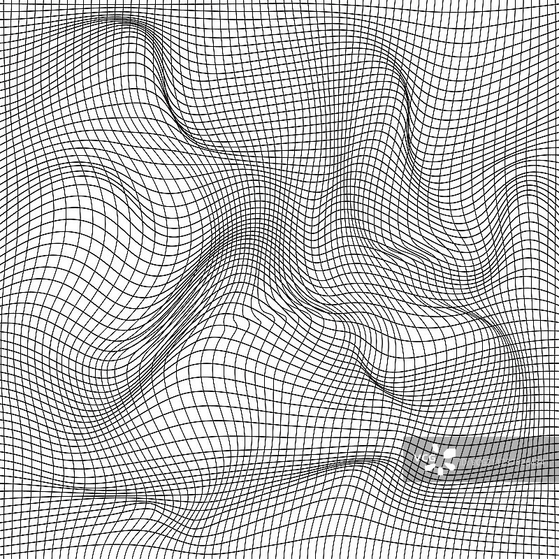 扭曲的单色波浪纹理图片素材