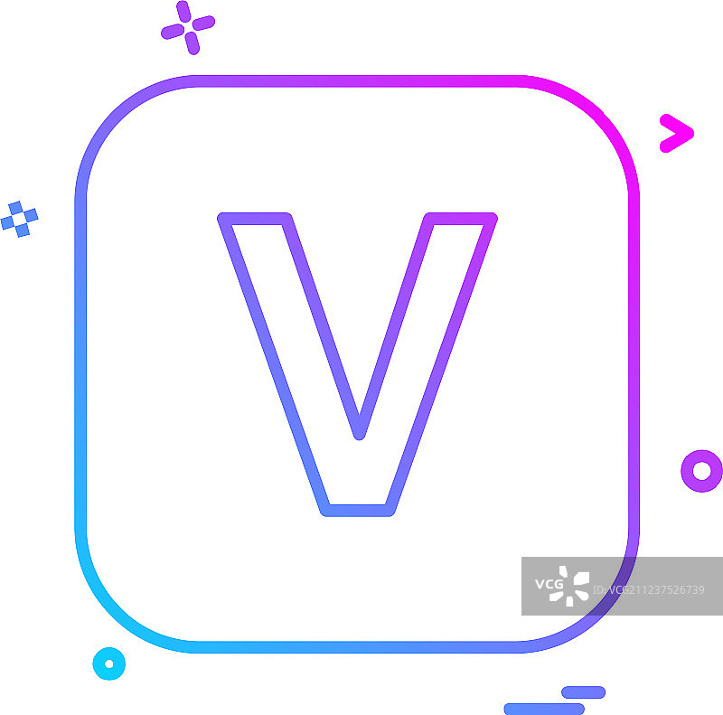 英文字母图标设计图片素材