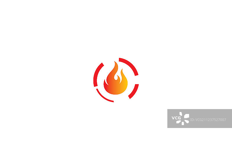 火焰图标Logo图片素材