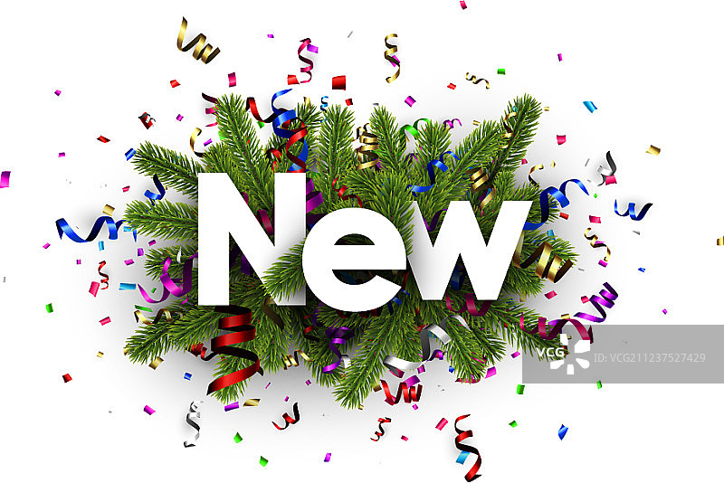 带彩色蛇形图案的新标志图片素材