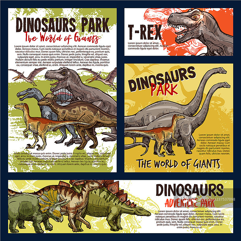 侏罗纪恐龙动物图案图片素材