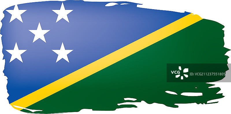 所罗门群岛国旗上图片素材